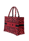 MEDIUM LEOPARD BOOK TOTE