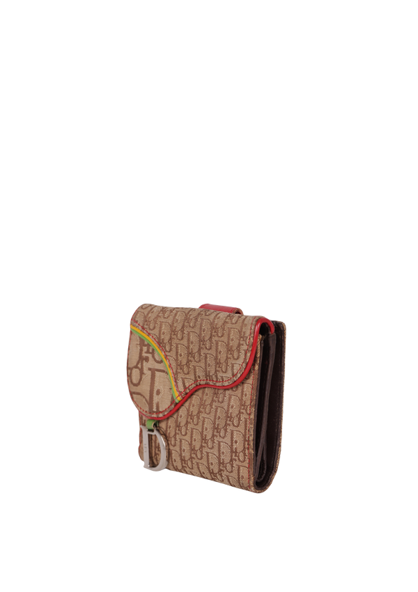 DIORISSIMO RASTA SADDLE WALLET