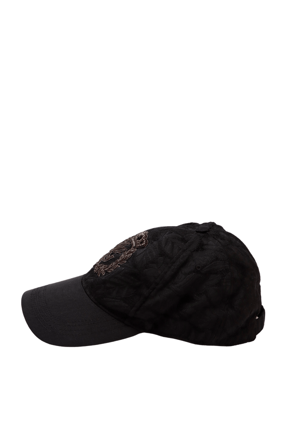 EMBROIDERED LOGO BASEBALL CAP