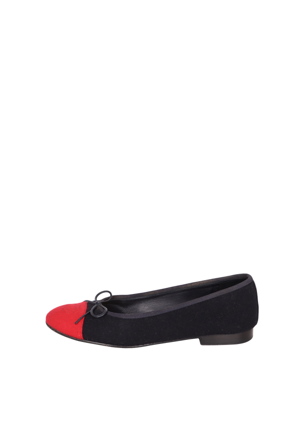 CC CAP TOE BALLET FLATS 34.5