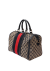 GG CANVAS WEB MEDIUM BOSTON BAG