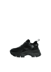 PEGASUS NYLON AND LEATHER SNEAKERS 40