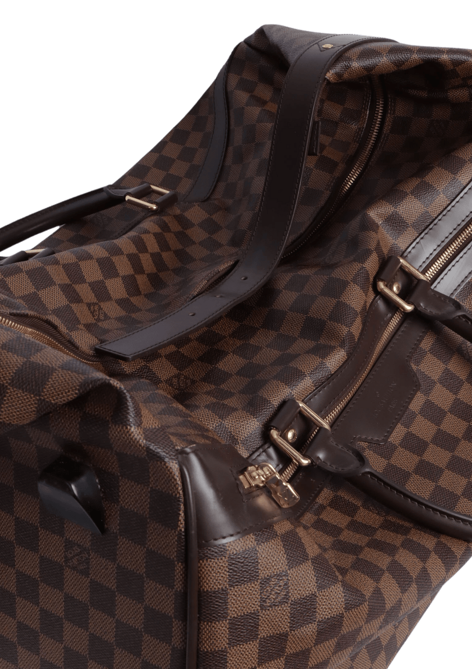 MALA DE VIAGEM LOUIS VUITTON DAMIER ÉBÈNE EOLE 60 MARROM ORIGINAL MALA DE VIAGEM LOUIS VUITTON DAMIER ÉBÈNE EOLE 60 MARROM ORIGINAL