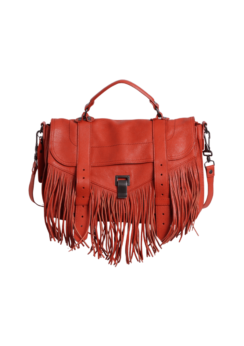 MEDIUM FRINGE PS1 BAG