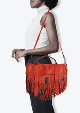 MEDIUM FRINGE PS1 BAG