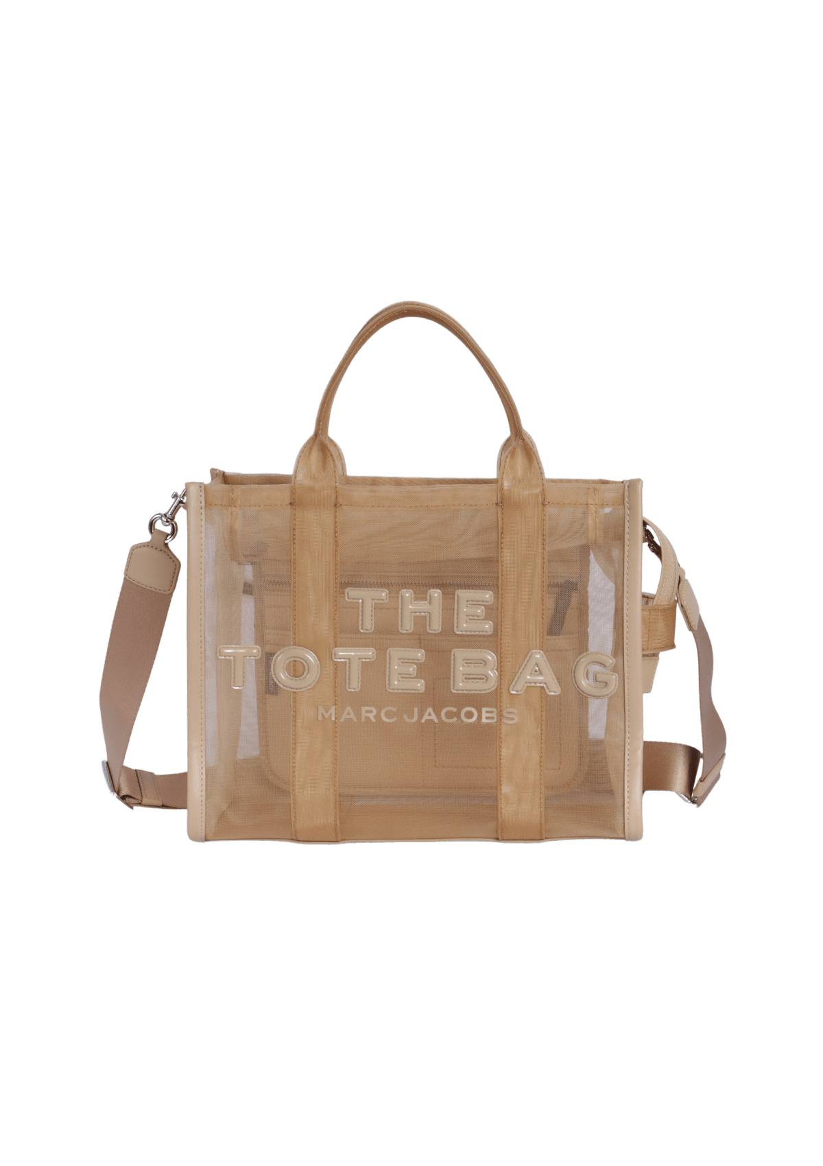 BOLSA MARC JACOBS MESH THE TOTE BAG BEGE ORIGINAL – Gringa