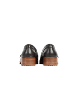 LEATHER LOAFERS 38