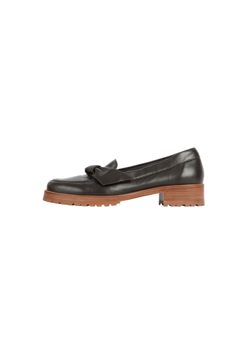 LEATHER LOAFERS 38