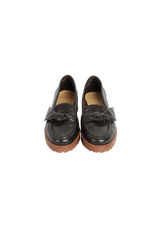 LEATHER LOAFERS 38