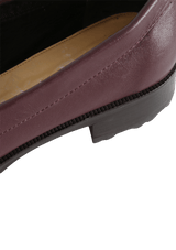 LEATHER LOAFERS 37