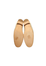 CC CUIR TRESSÉ LOAFERS 39