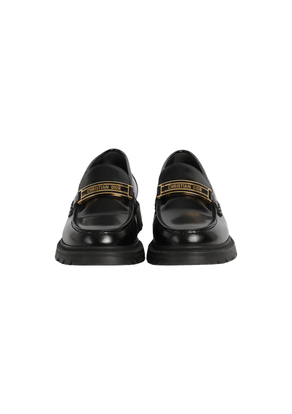 LEATHER BOY LOAFERS 37.5