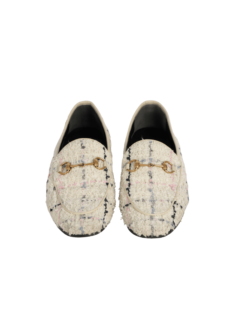 JORDAAN TWEED LOAFERS 37.5