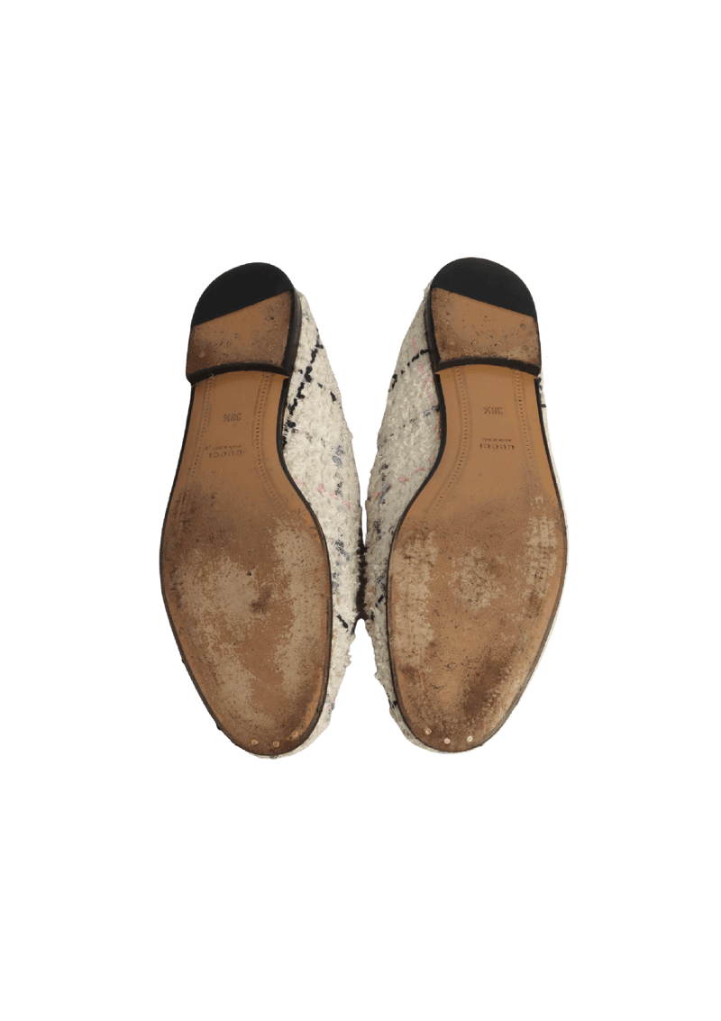 JORDAAN TWEED LOAFERS 37.5