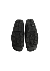 LEATHER WEB LOAFERS 42