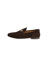 SUEDE HORSEBIT WEB LOAFERS 41.5