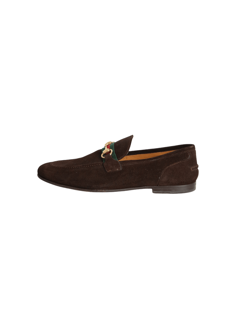 SUEDE HORSEBIT WEB LOAFERS 41.5