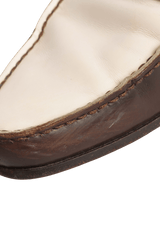 LEATHER LOAFERS 39