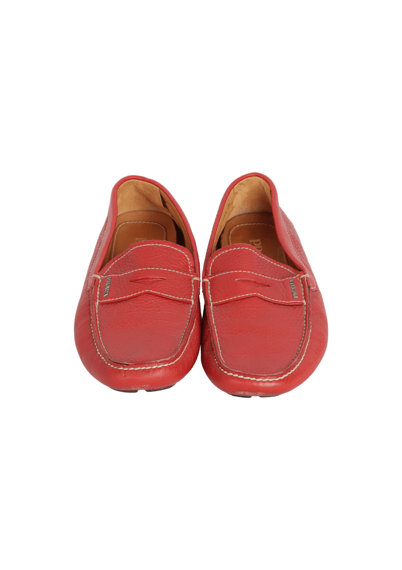 LEATHER LOAFERS 39