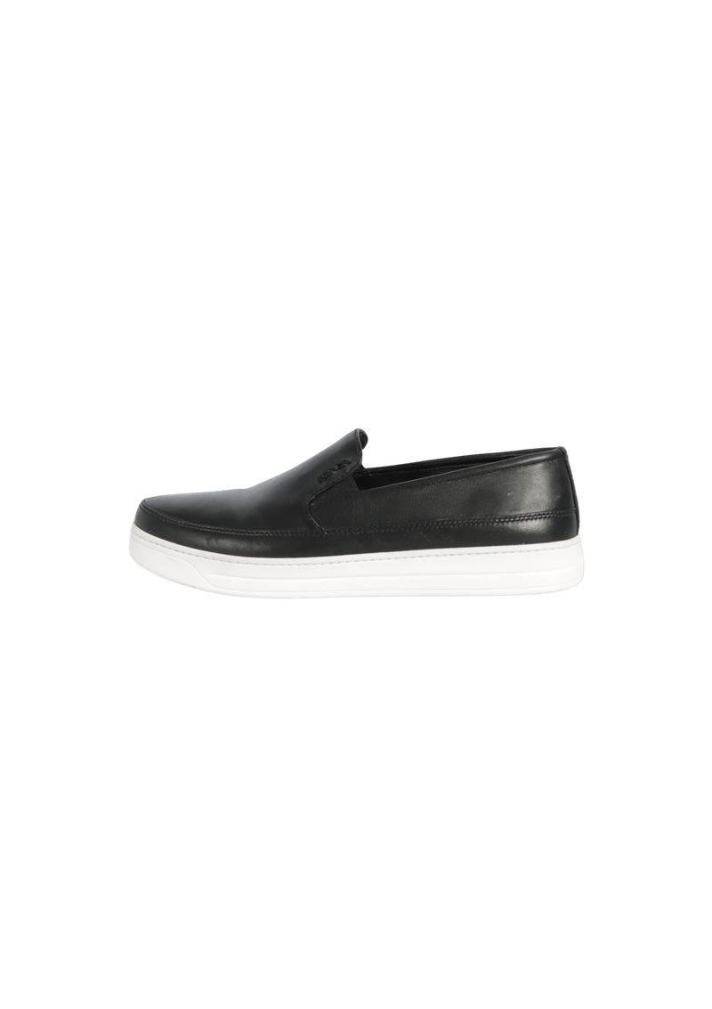 LEATHER SLIP ON SNEAKERS 37.5