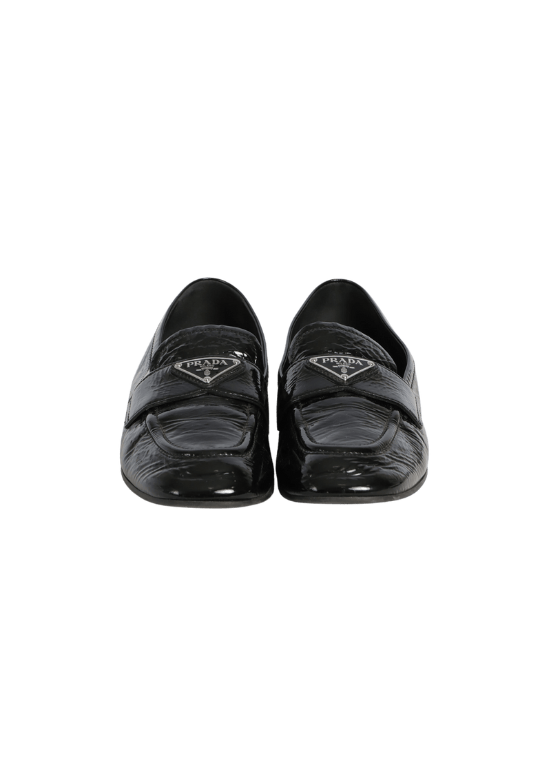 PATENT LEATHER LOAFERS 38