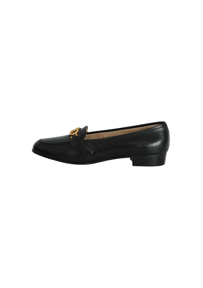 LEATHER LOAFERS 38