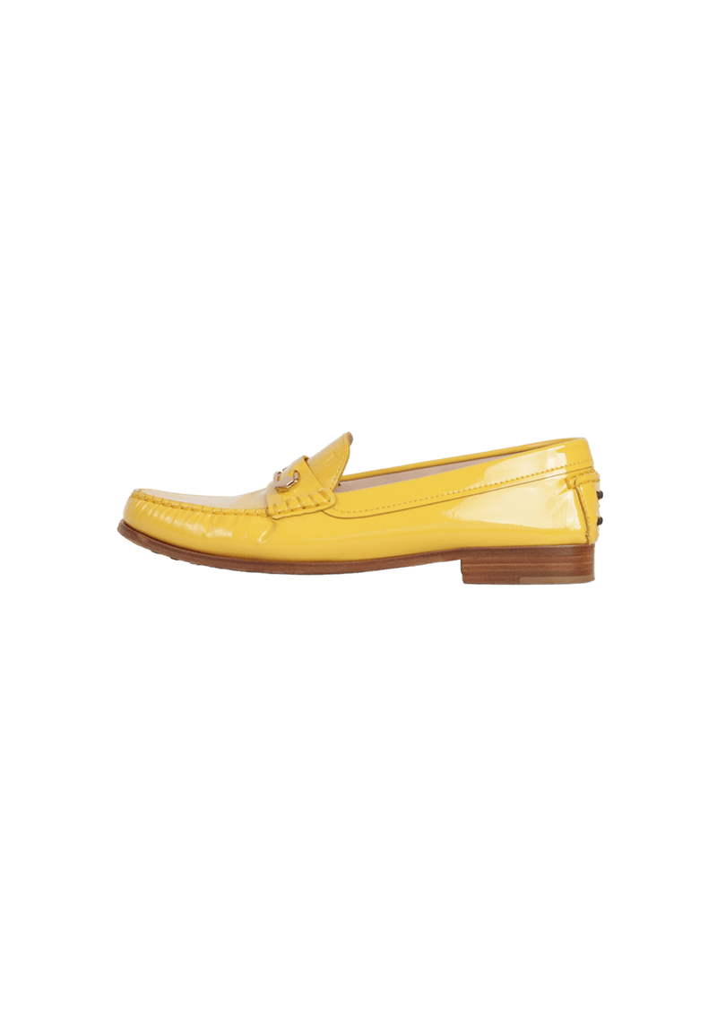 PATENT LEATHER LOAFERS 37