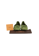 SUEDE BOW LOAFERS 36.5