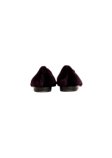 VELVET LOAFERS 34