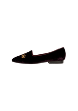 VELVET LOAFERS 34