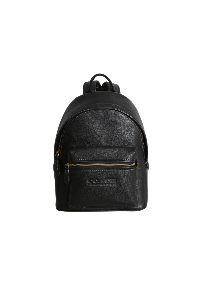 LEATHER LOGO CHARTER BACKPACK