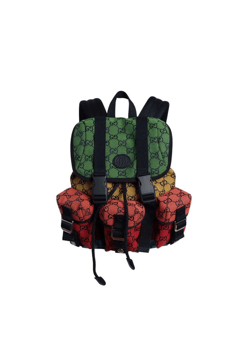 GG CANVAS MULTICOLOR BACKPACK