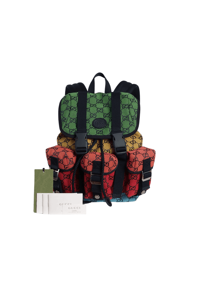 GG CANVAS MULTICOLOR BACKPACK