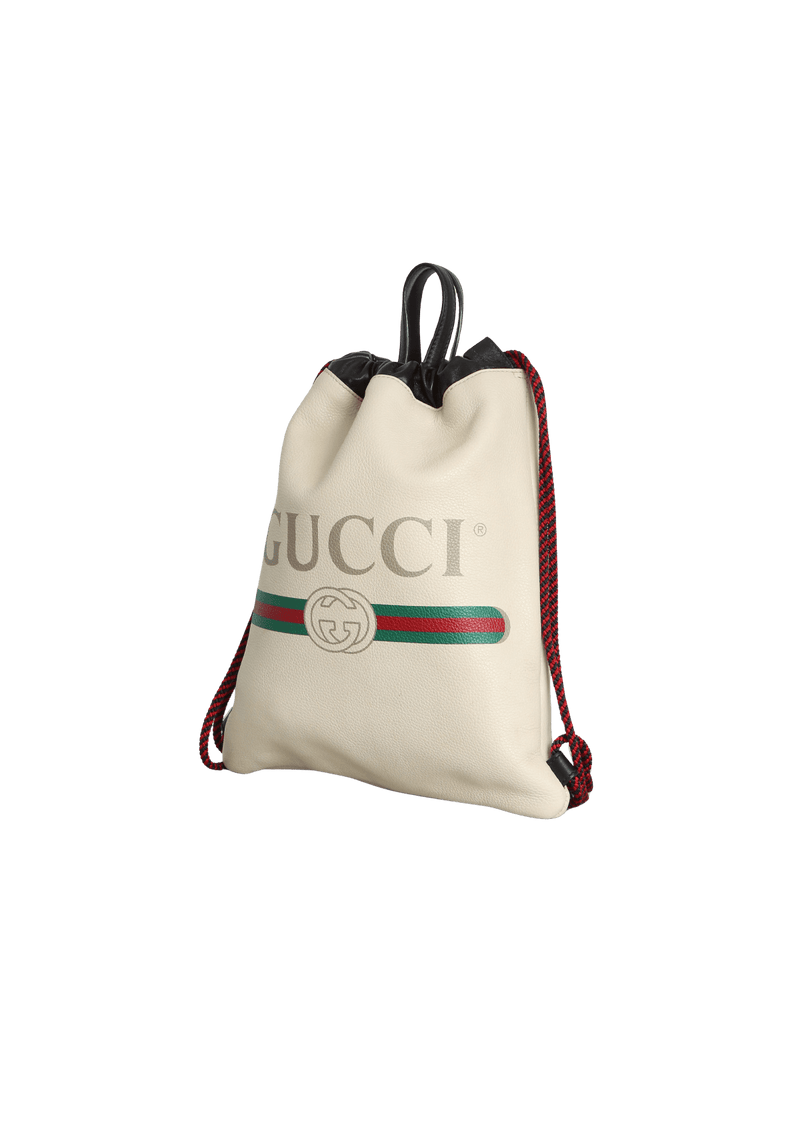 LOGO DRAWSTRING BACKPACK