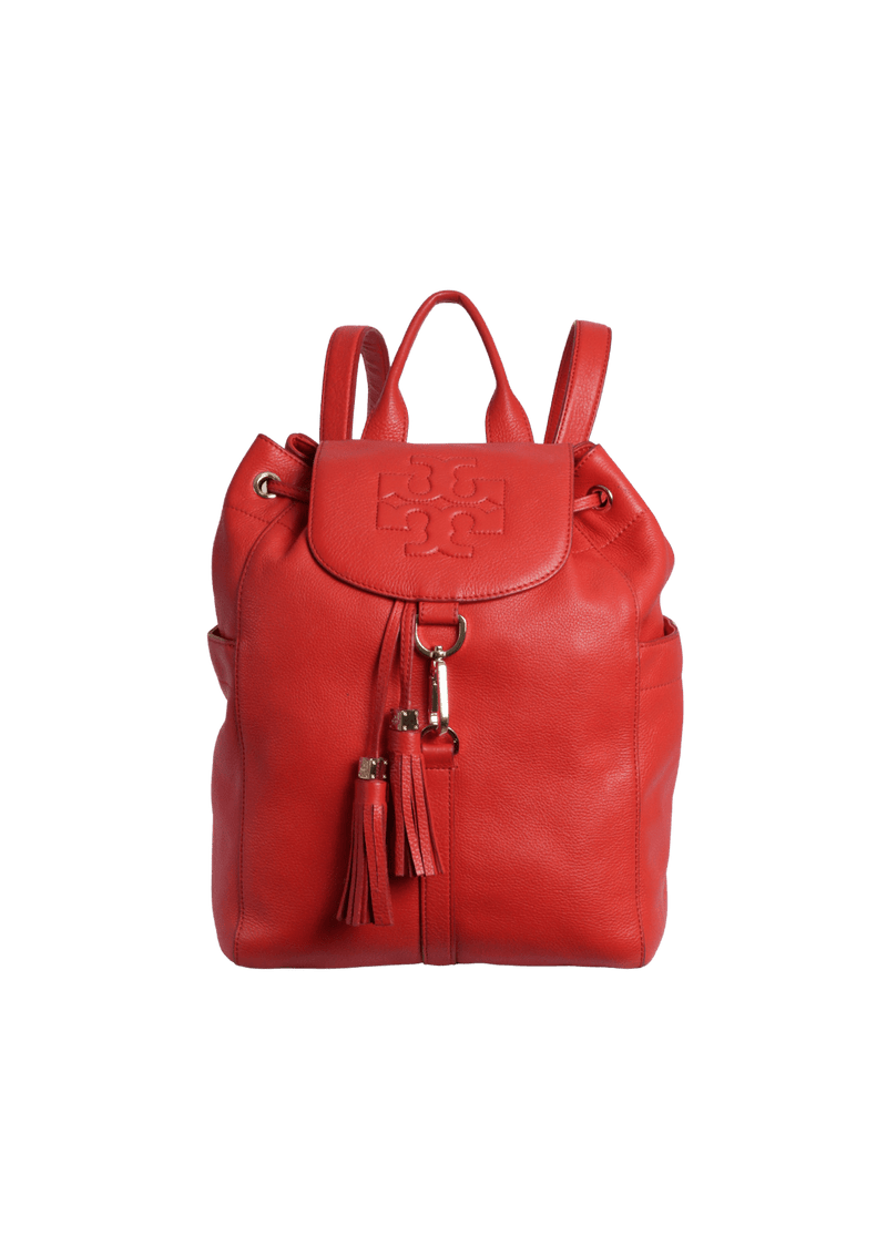 TASSEL LEATHER BACKPACK