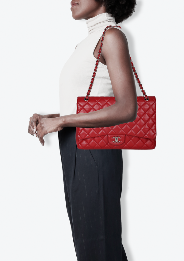 MAXI CLASSIC SINGLE FLAP LAMBSKIN