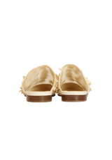 MESH FLOWER PEARL CC MULES 37