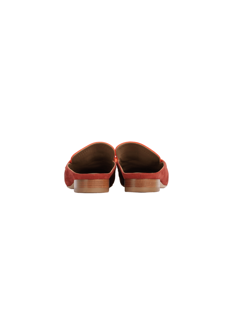 SUEDE RIVOLI MULES 36.5