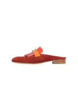 SUEDE RIVOLI MULES 36.5