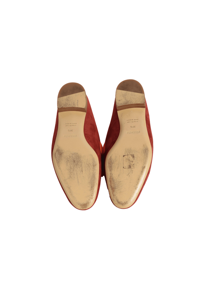 SUEDE RIVOLI MULES 36.5