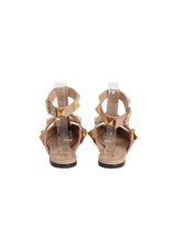 ROMAN STUD FLAT MULES 36.5