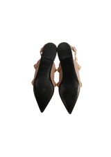 ROMAN STUD FLAT MULES 36.5