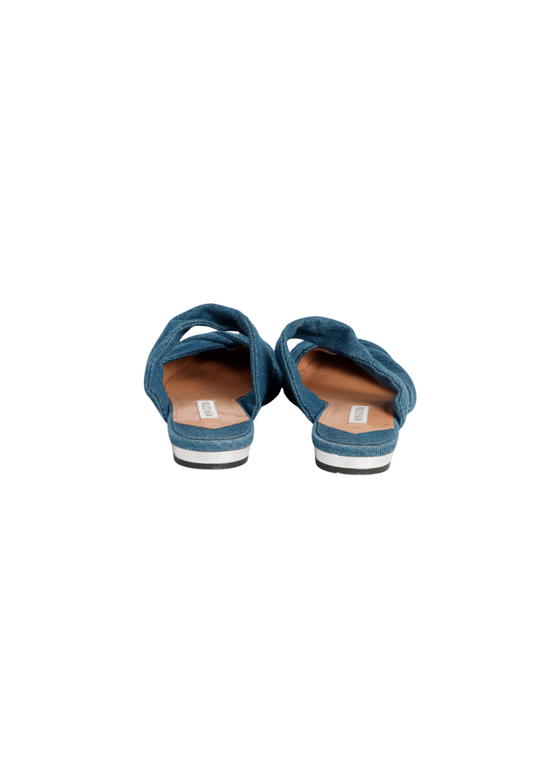 DENIM MULES 35.5