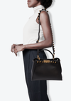 MEDIUM STUDDED PEEKABOO BAG