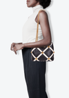 SMALL ROMAN STUD TOP HANDLE BAG