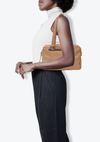 SQUARE STITCH BOWLER BAG