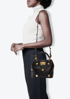 ROMAN STUD TOP HANDLE BAG
