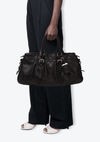 LEATHER SATCHEL BAG