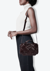 MAXI INTRECCIATO PADDED TOP HANDLE BAG