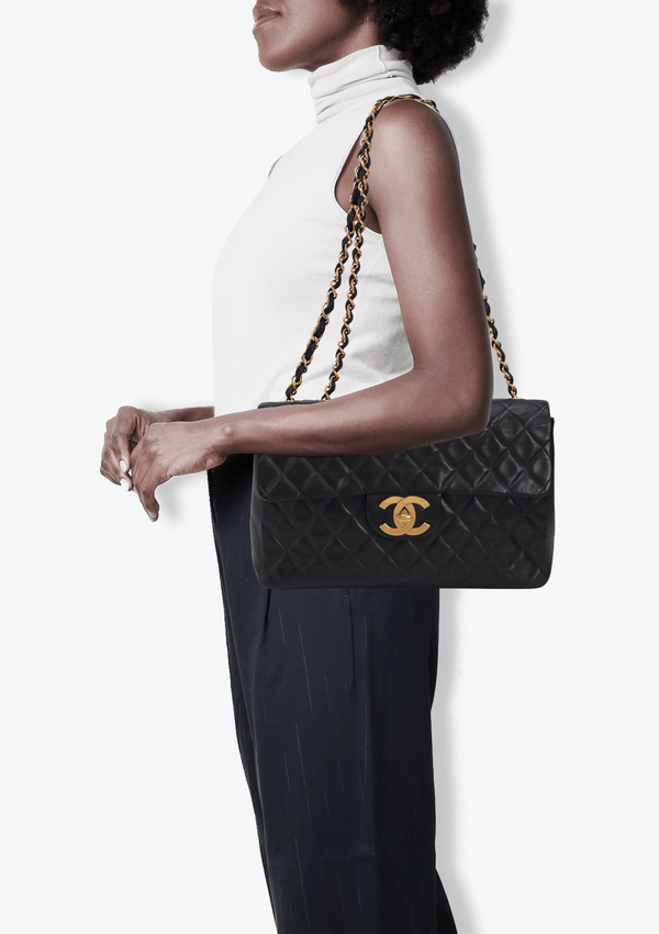 VINTAGE QUILTED FLAP BAG